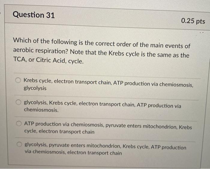 Solved Question 29 0.25 pts The purple non-sulfur bacterium 