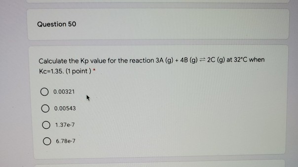 Solved Determine In Which Direction The Reaction 3A(g) | Chegg.com