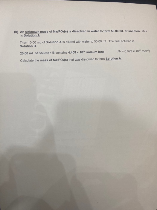 QUESTION 1 (a) Read the following burette and
