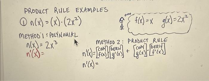Solved (2) n(x)=(2x2−1)⋅(x3+3) METHOD 1: POLY NOMIAL | Chegg.com