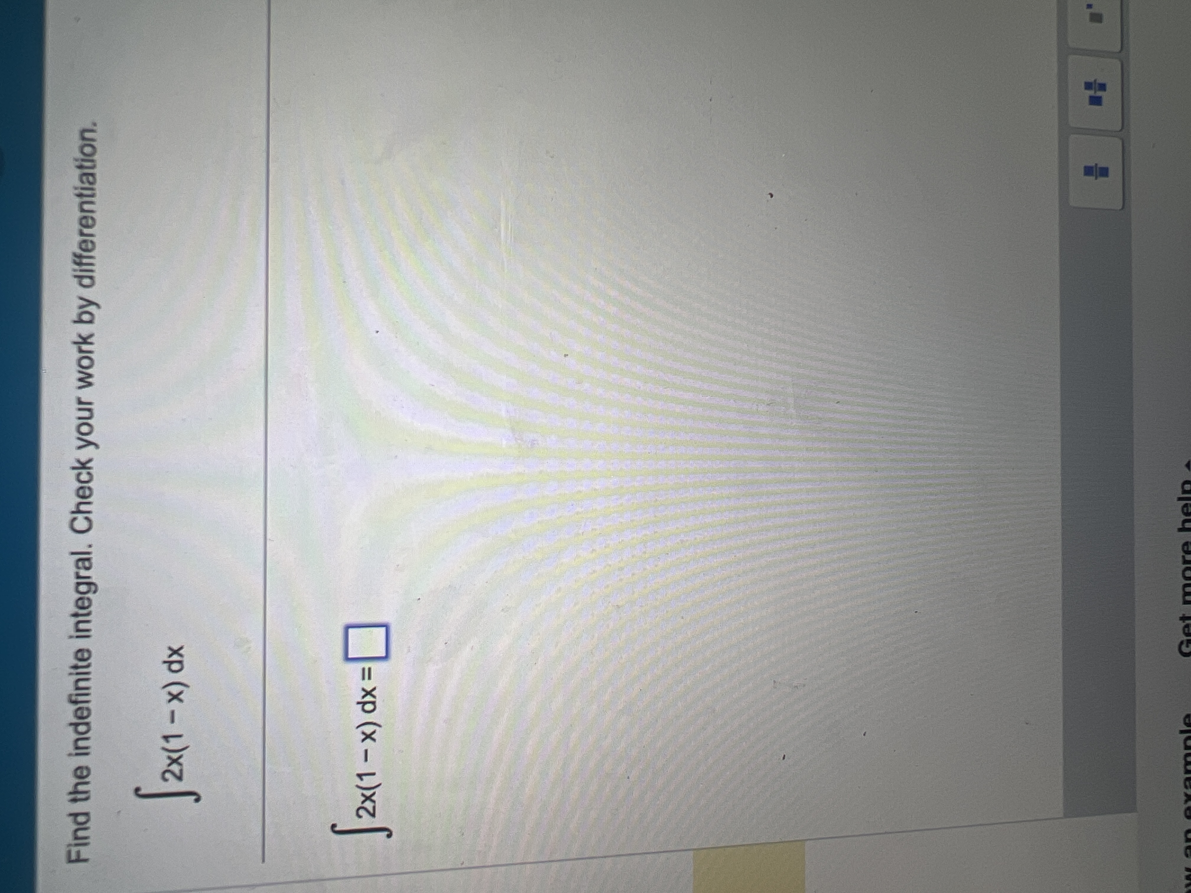 Solved Find the indefinite integral. Check your work by | Chegg.com