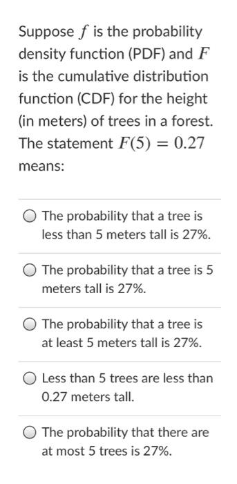 Solved Suppose f is the probability density function (PDF) | Chegg.com
