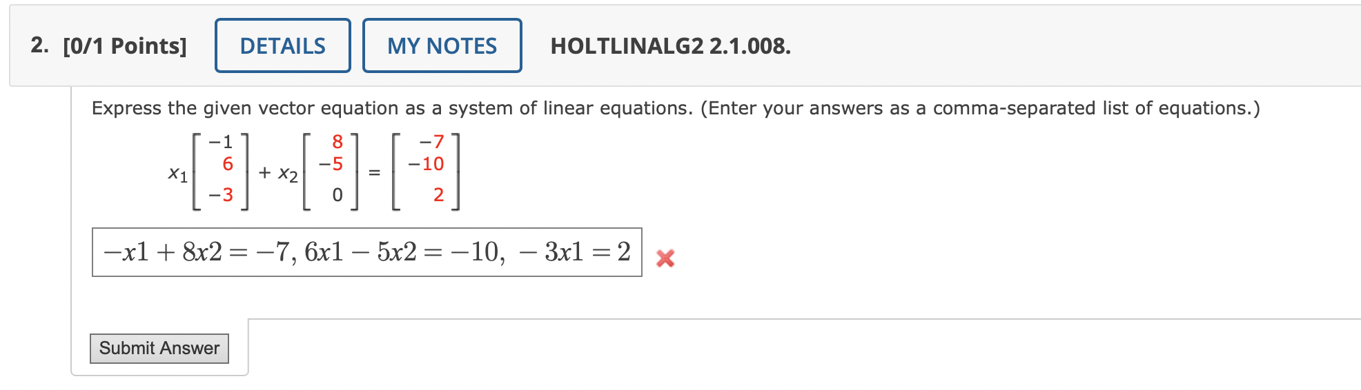 Solved My answer is wrong, I need help... Express the given | Chegg.com