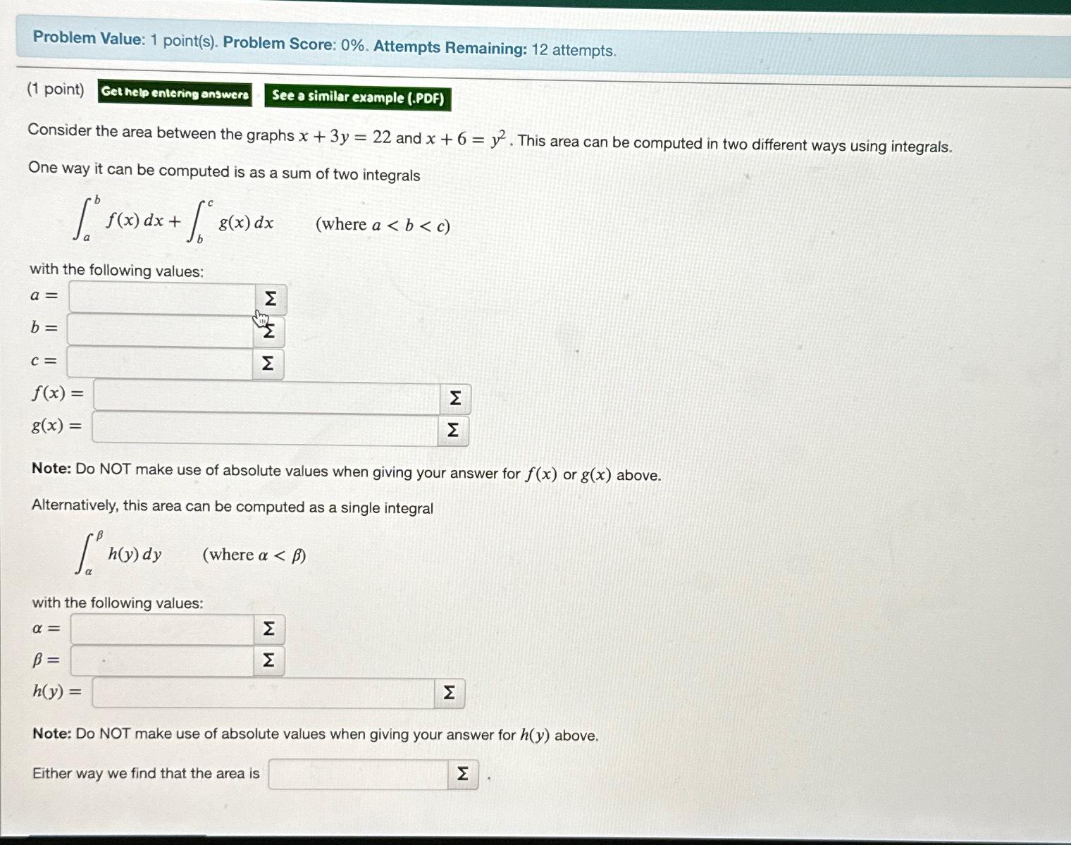 Solved Problem Value: 1 ﻿point(s). ﻿Problem Score: 0%. | Chegg.com