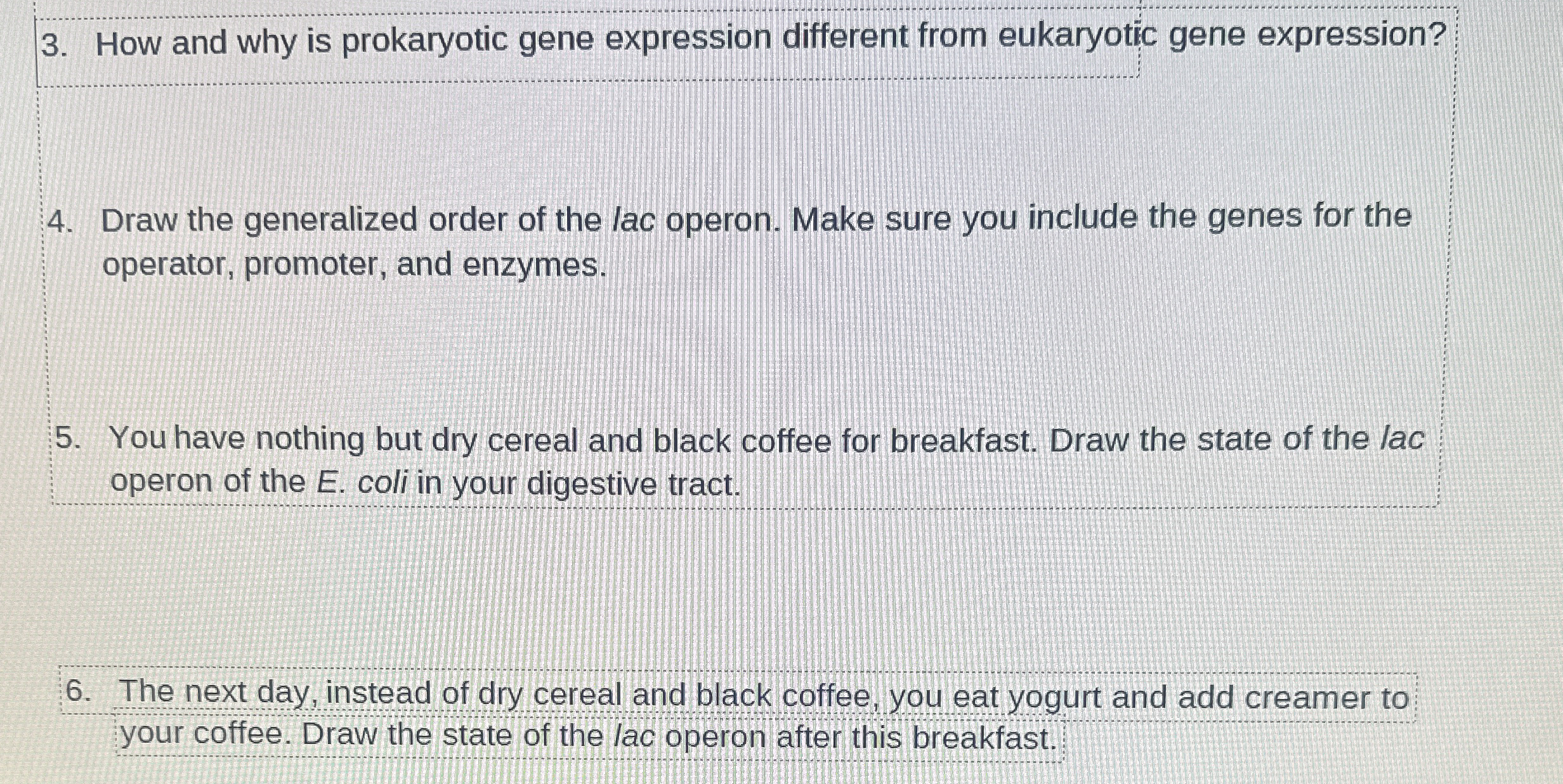 Solved How and why is prokaryotic gene expression different | Chegg.com