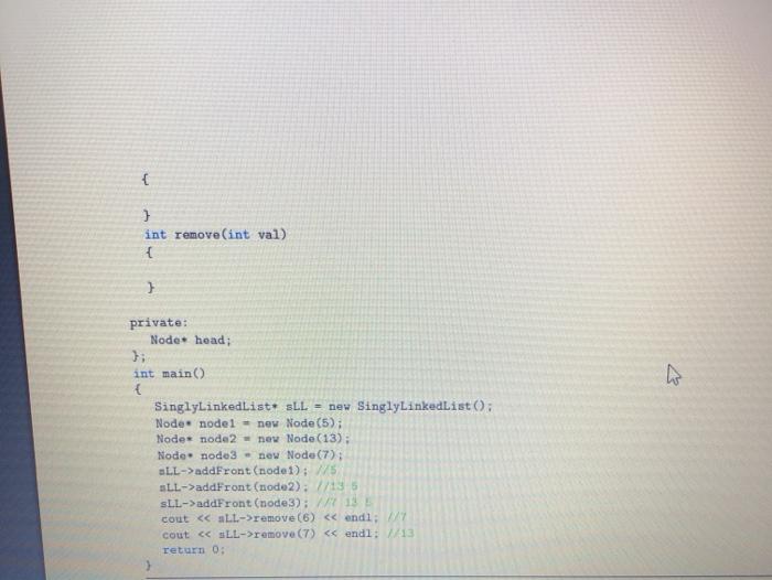 Solved 1 Singly Linked List A linked list is a data | Chegg.com