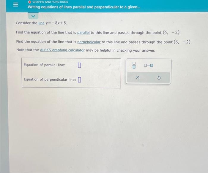 find the equation of a line parallel to 3x 2y 8