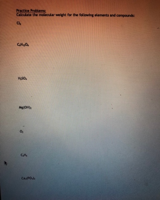 Solved hi if anyone can solve this, its chemistry and its | Chegg.com