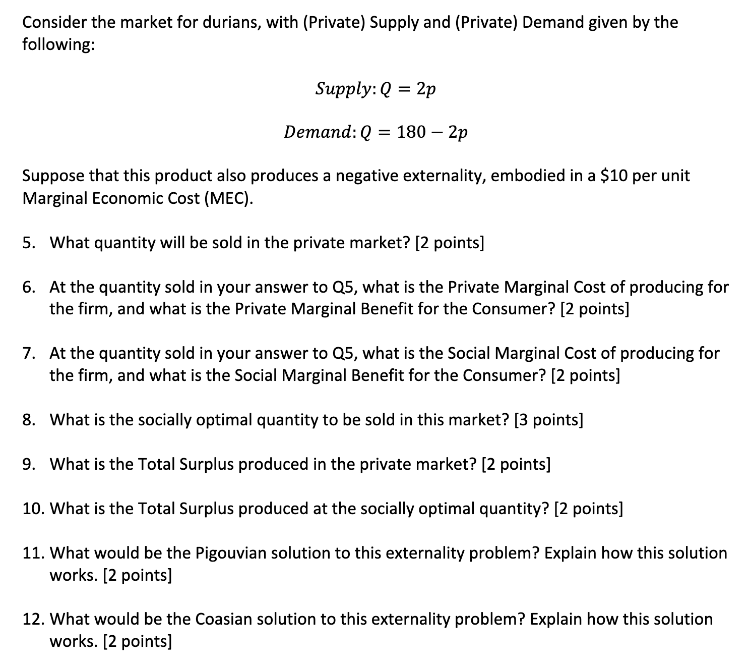 Please answer all parts of the question, thank you! | Chegg.com