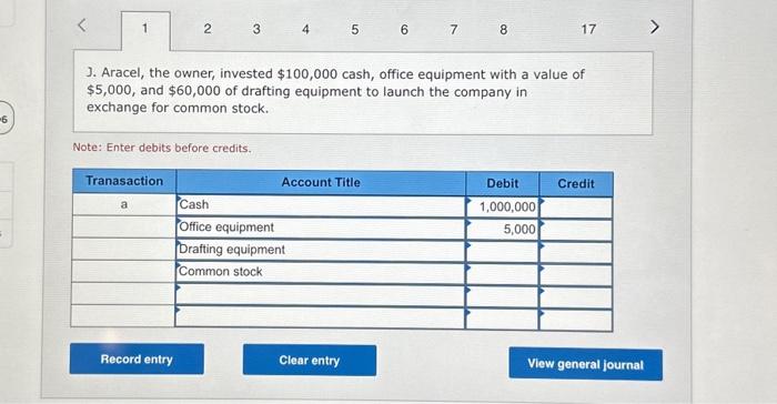 Solved Aracel Engineering completed the following | Chegg.com