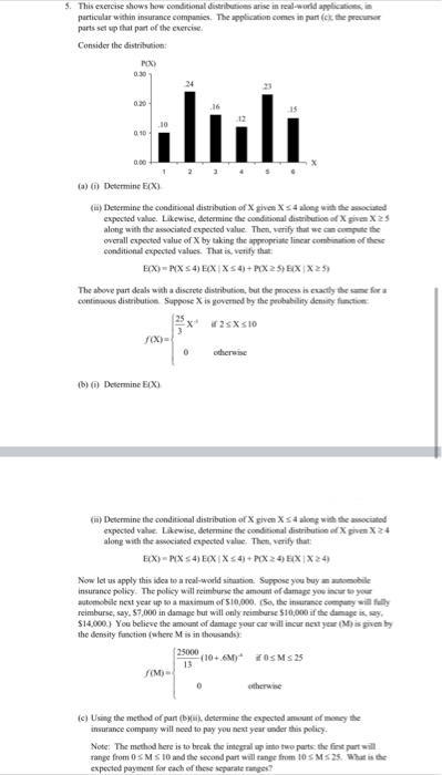 Solved 5. This exercise shows how cenditional diseributices | Chegg.com