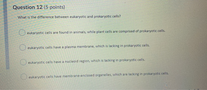 Solved Question 12 (5 points) What is the difference between | Chegg.com