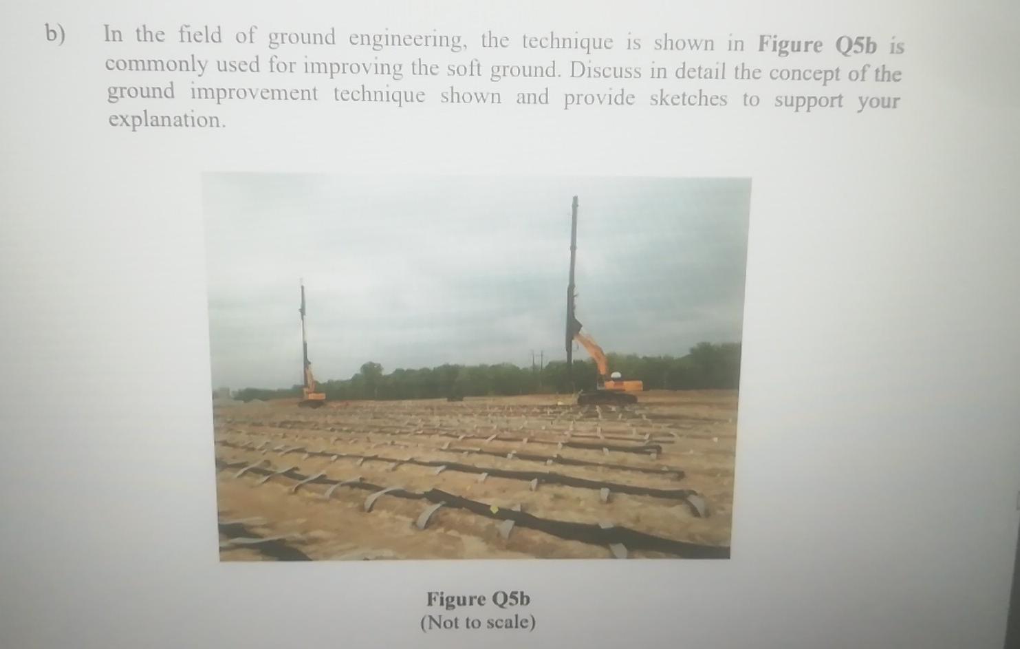 Solved B) In The Field Of Ground Engineering, The Technique | Chegg.com