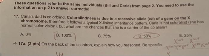 Solved These questions refer to the same individuals (Bill | Chegg.com