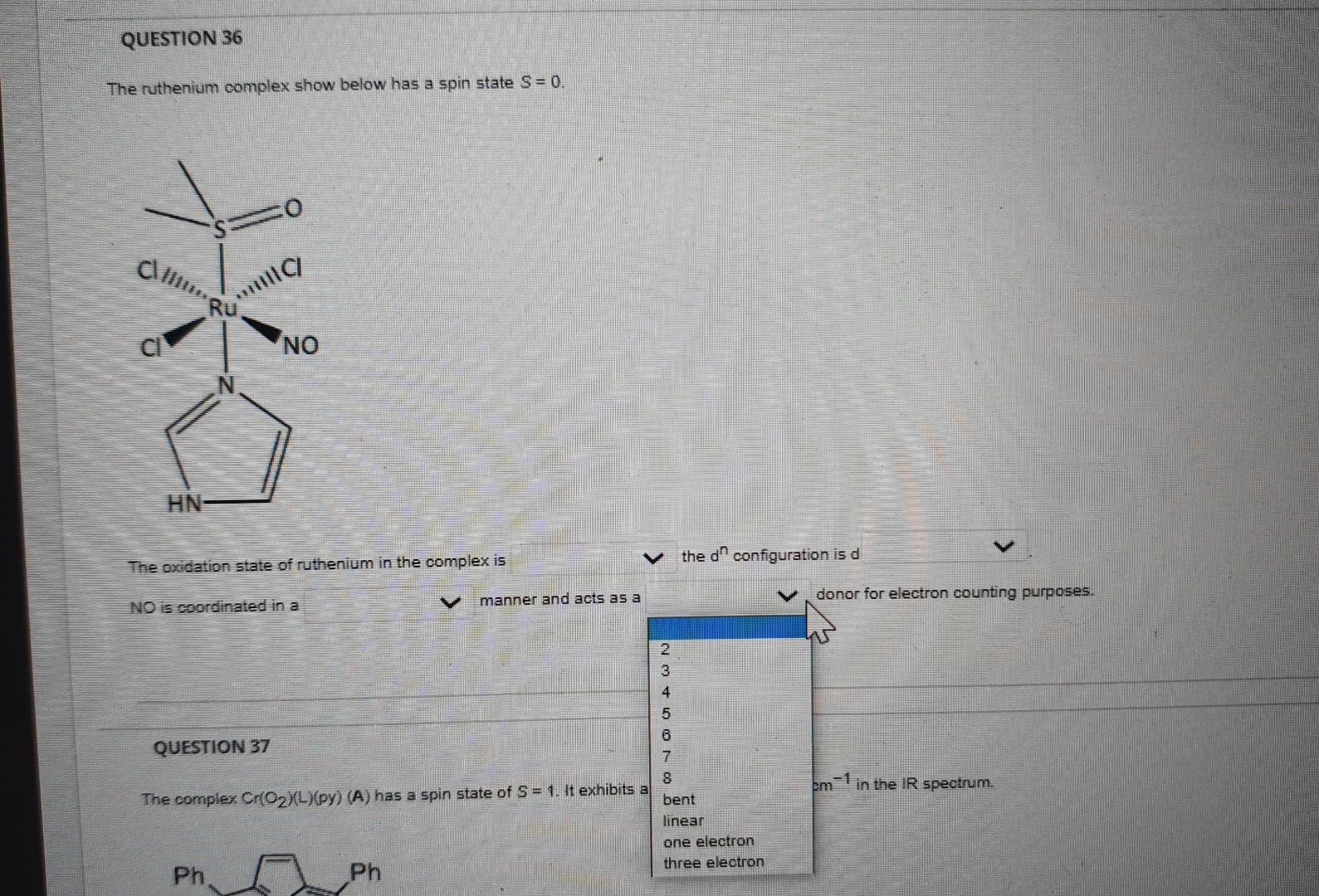 Solved Please answer all parts of the question, choices are | Chegg.com