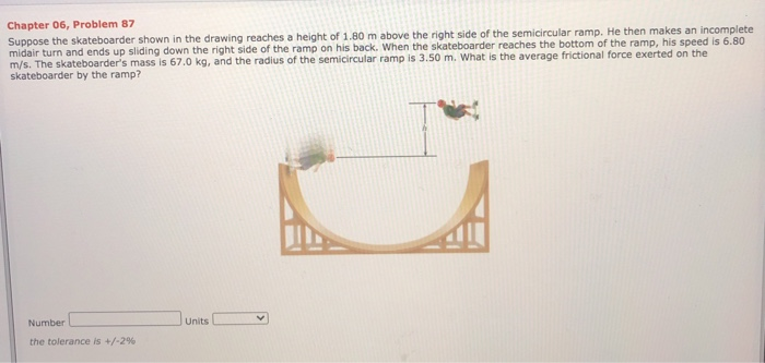Solved Chapter 06, Problem 87 Suppose the skateboarder shown | Chegg.com