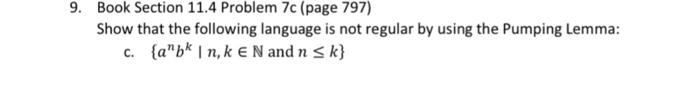Solved 9. Book Section 11.4 Problem 7c (page 797) Show that | Chegg.com