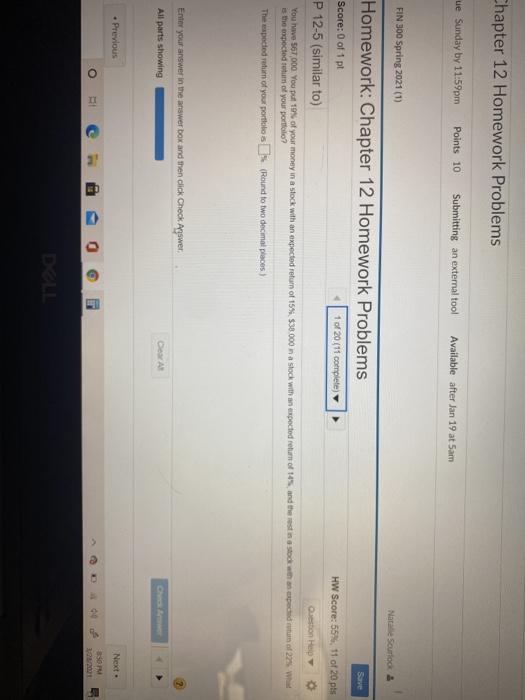 Solved Chapter 12 Homework Problems die Sunday by 11:59pm | Chegg.com