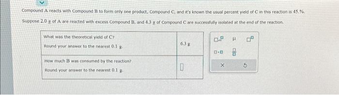 Solved Compound A reacts with Compound B to form only one | Chegg.com