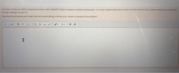 USB ambient temperature sensor