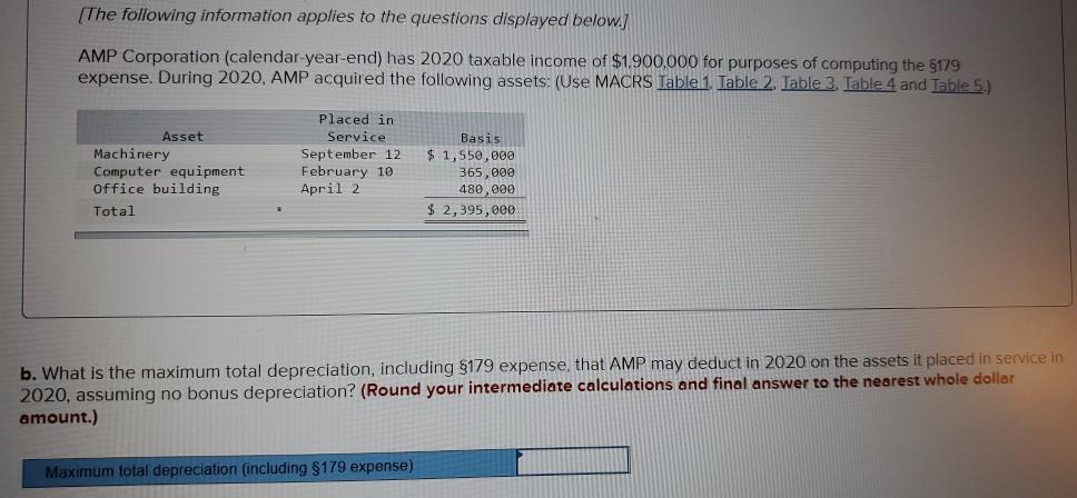 Solved The Following Information Applies To The Question Chegg Com