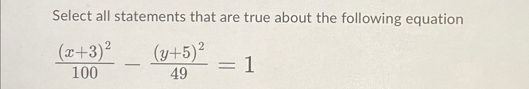 Solved Select all statements that are true about the | Chegg.com