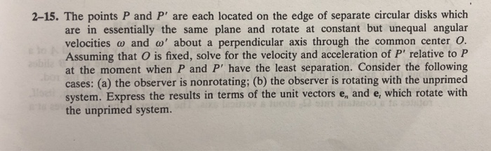 Solved The points P and P' are each located on the edge of | Chegg.com