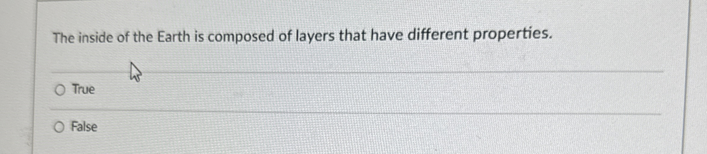 Solved The inside of the Earth is composed of layers that | Chegg.com