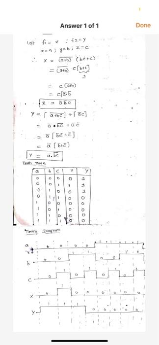 Solved 2. X & Y are outputs of inputs a, b, and c. By the | Chegg.com