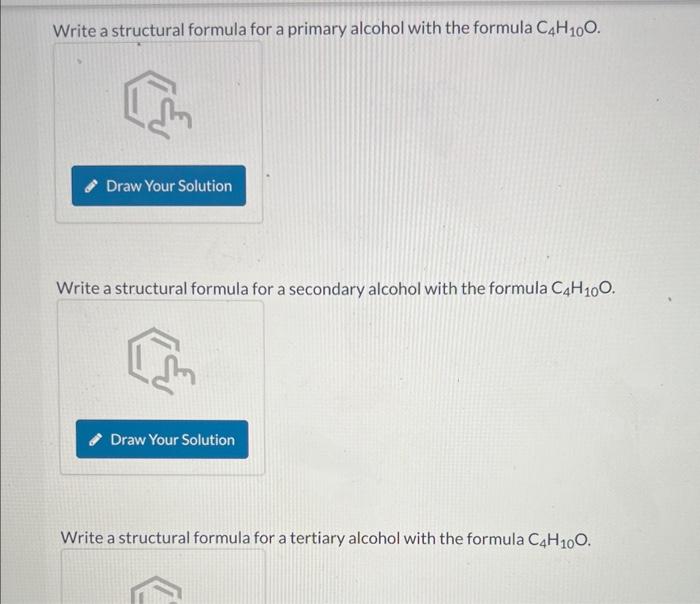 write the general formula of alcohol class 10