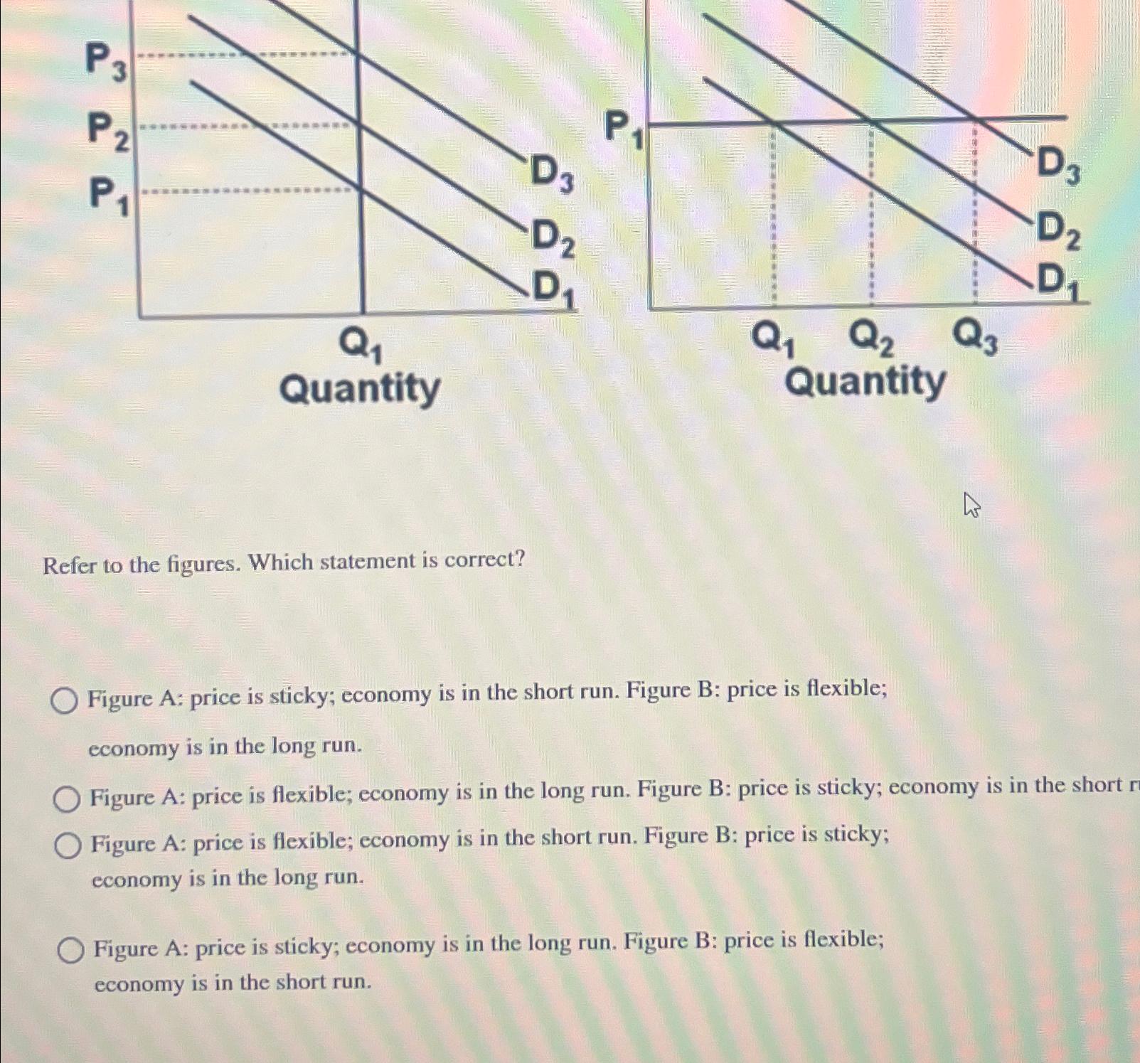 Solved Refer to the figures. Which statement is
