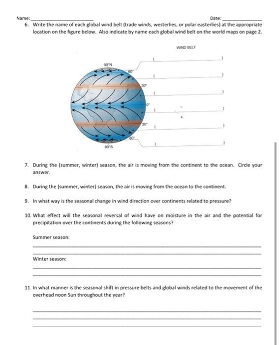 Solved Name: Date: 3. Examine the pressure cells above. Then | Chegg.com