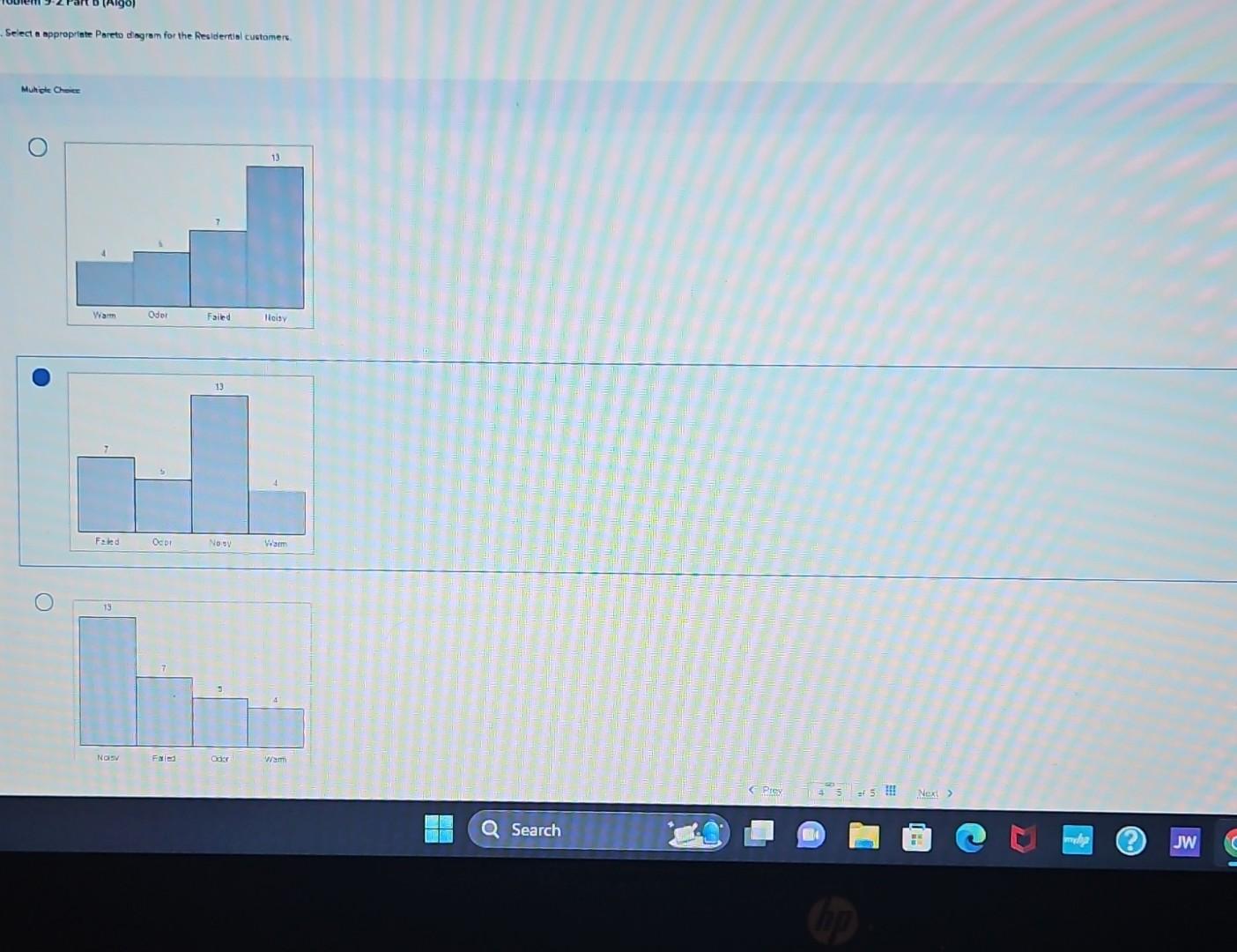 Solved a. Using the data, prepare a check sheet for the | Chegg.com