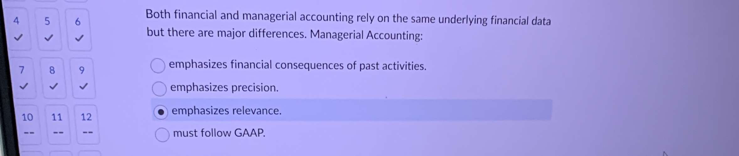 Solved Both financial and managerial accounting rely on the | Chegg.com