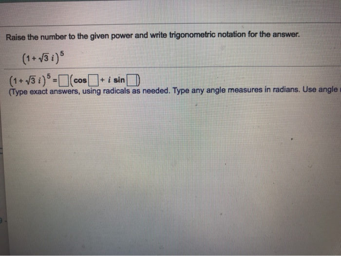 Type An Exact Answer Using Radicals As Needed Solved (type exact answers,using radicals as needed. Type | Chegg.com