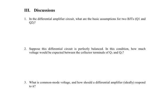 Ii Pspice Simulation Dc Differential Amplifier 1