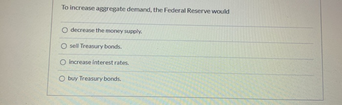 Solved The direct effect of an increase in the money supply | Chegg.com