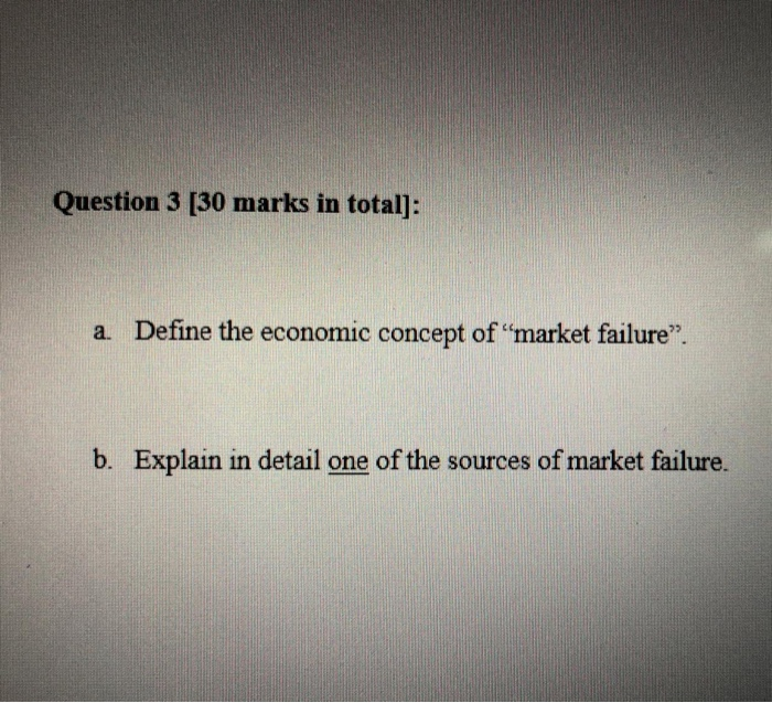 Solved Question 3 [30 marks in total]: a. Define the | Chegg.com