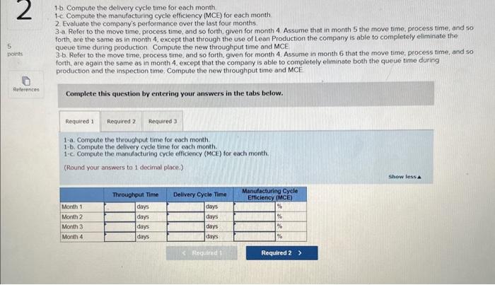 Problem 12-20 (Algo) Measures Of Internal Business | Chegg.com