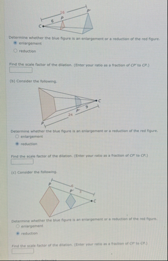 Solved Deternme whether the blue figure is a rotation of | Chegg.com