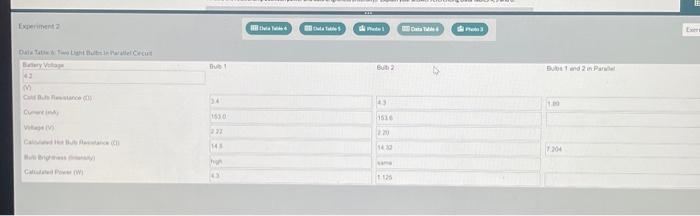 What is the relationship between power and bulb | Chegg.com