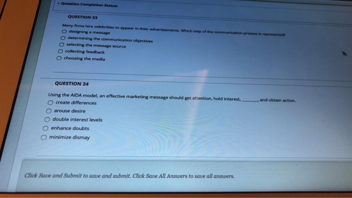 Solved Question Completion Status QUESTION 21 Which of the | Chegg.com