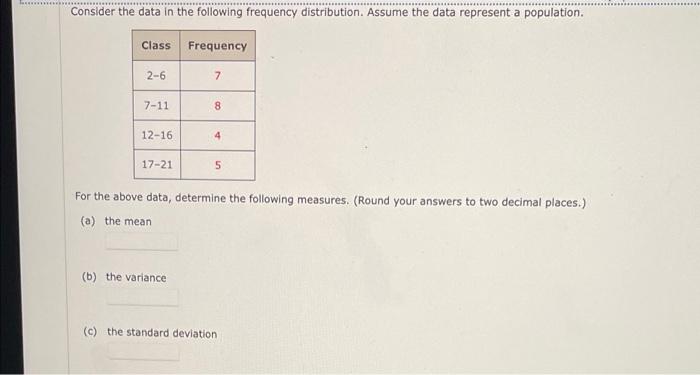 Solved Consider a sample with data values of 10, 20, 17, 12, | Chegg.com