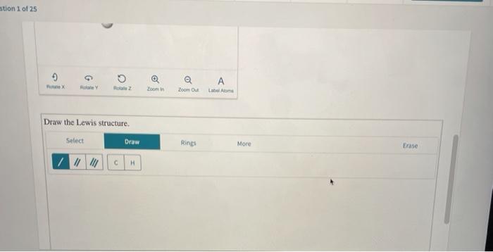 Solved Provide the molecular formula and Lewis structure, | Chegg.com