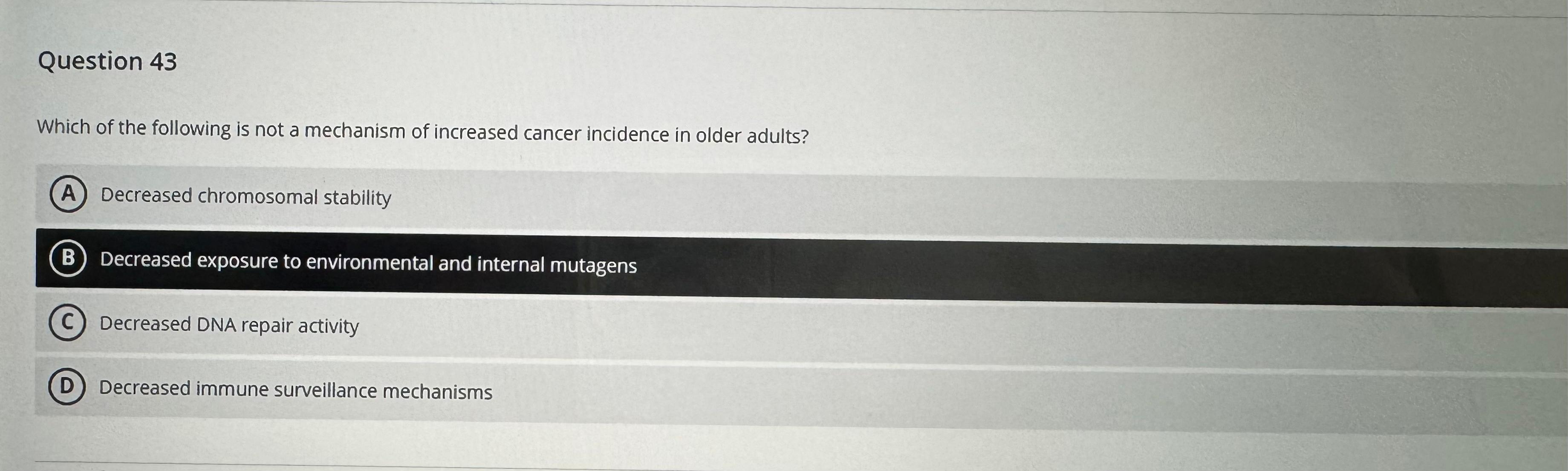 Solved Question 43Which of the following is not a mechanism | Chegg.com