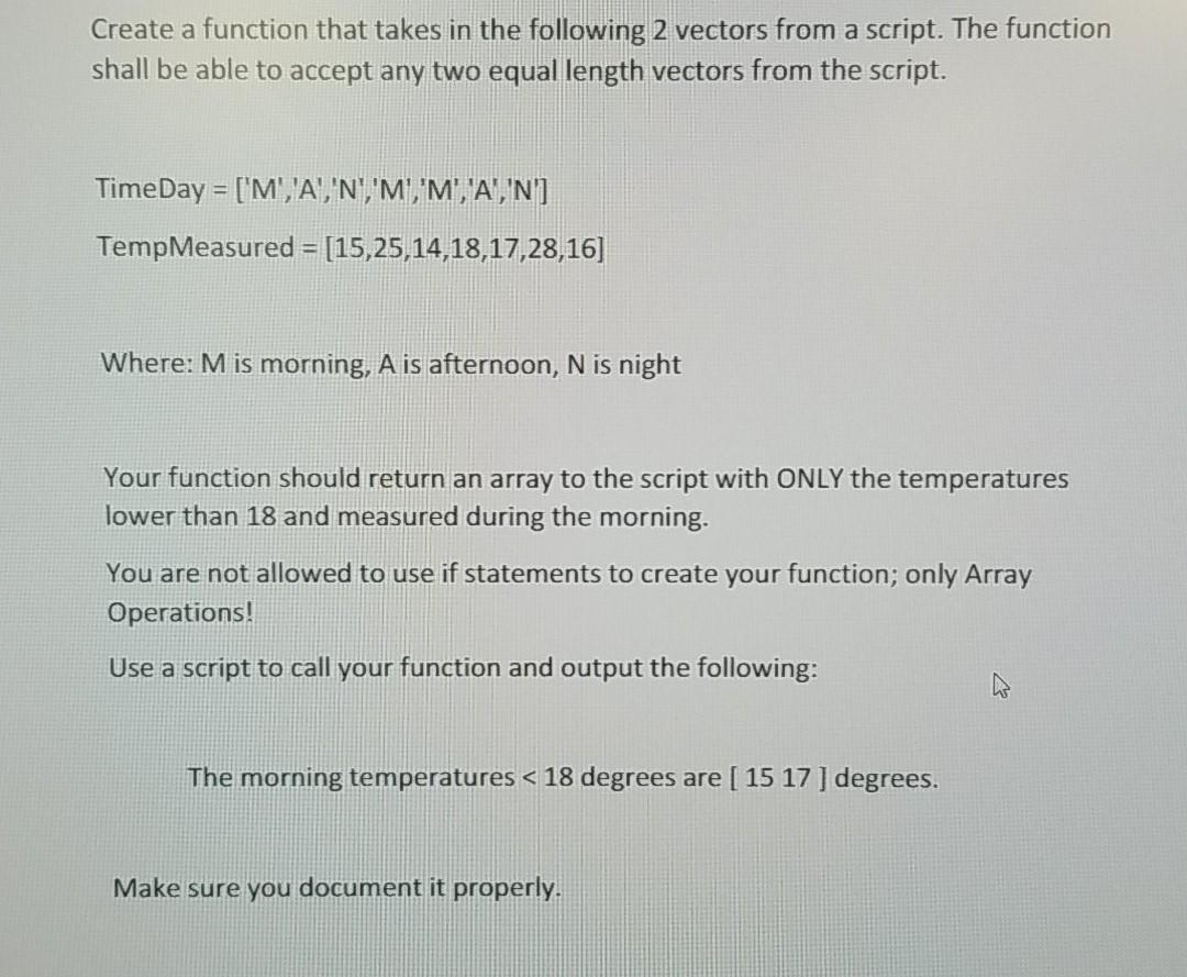 Solved Create a function that takes in the following 2 | Chegg.com