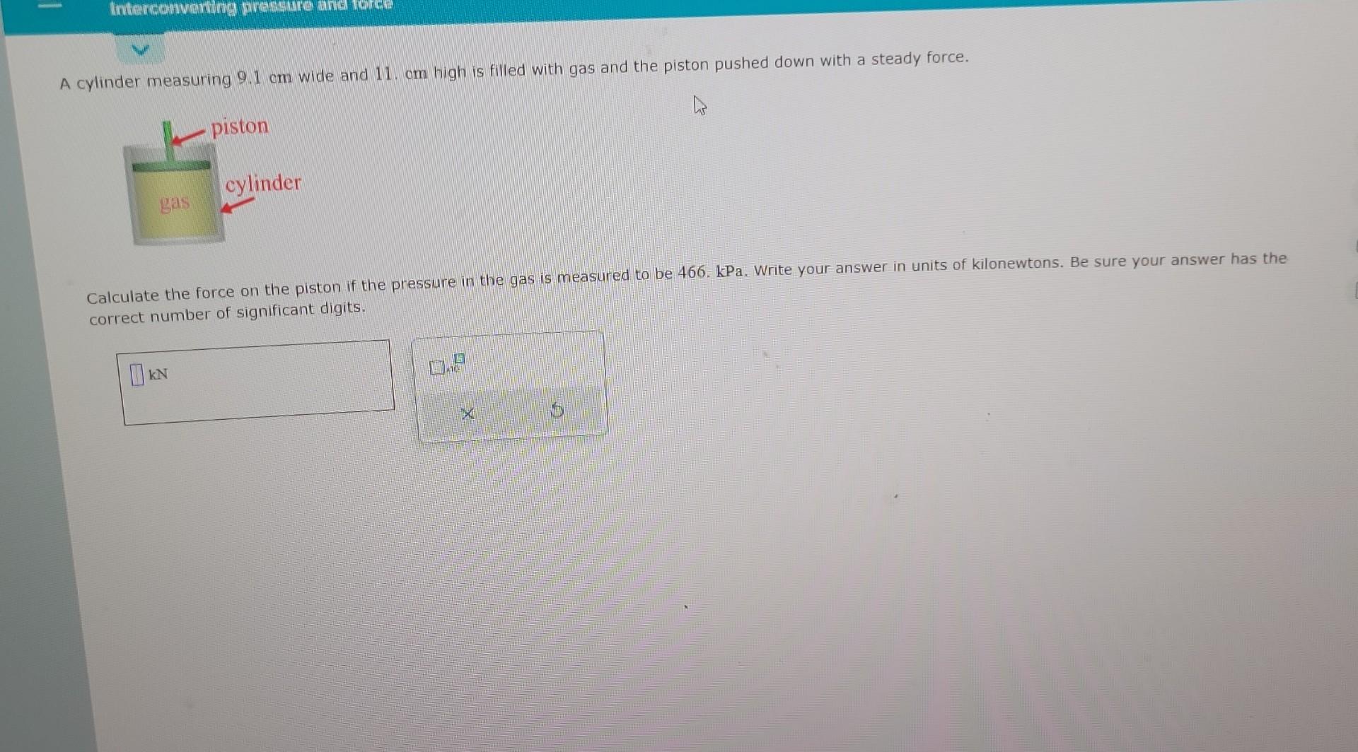 Solved A cylinder measuring 9.1 cm wide and 11 . cm high is