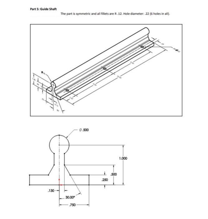 Solved Create a SolidWorks assembly of the Linear Bearing as | Chegg.com