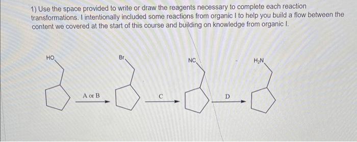 Solved 1) Use the space provided to write or draw the | Chegg.com