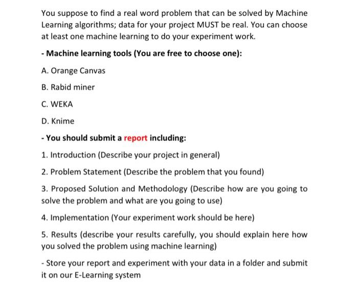 Solved You suppose to find a real word problem that can be | Chegg.com